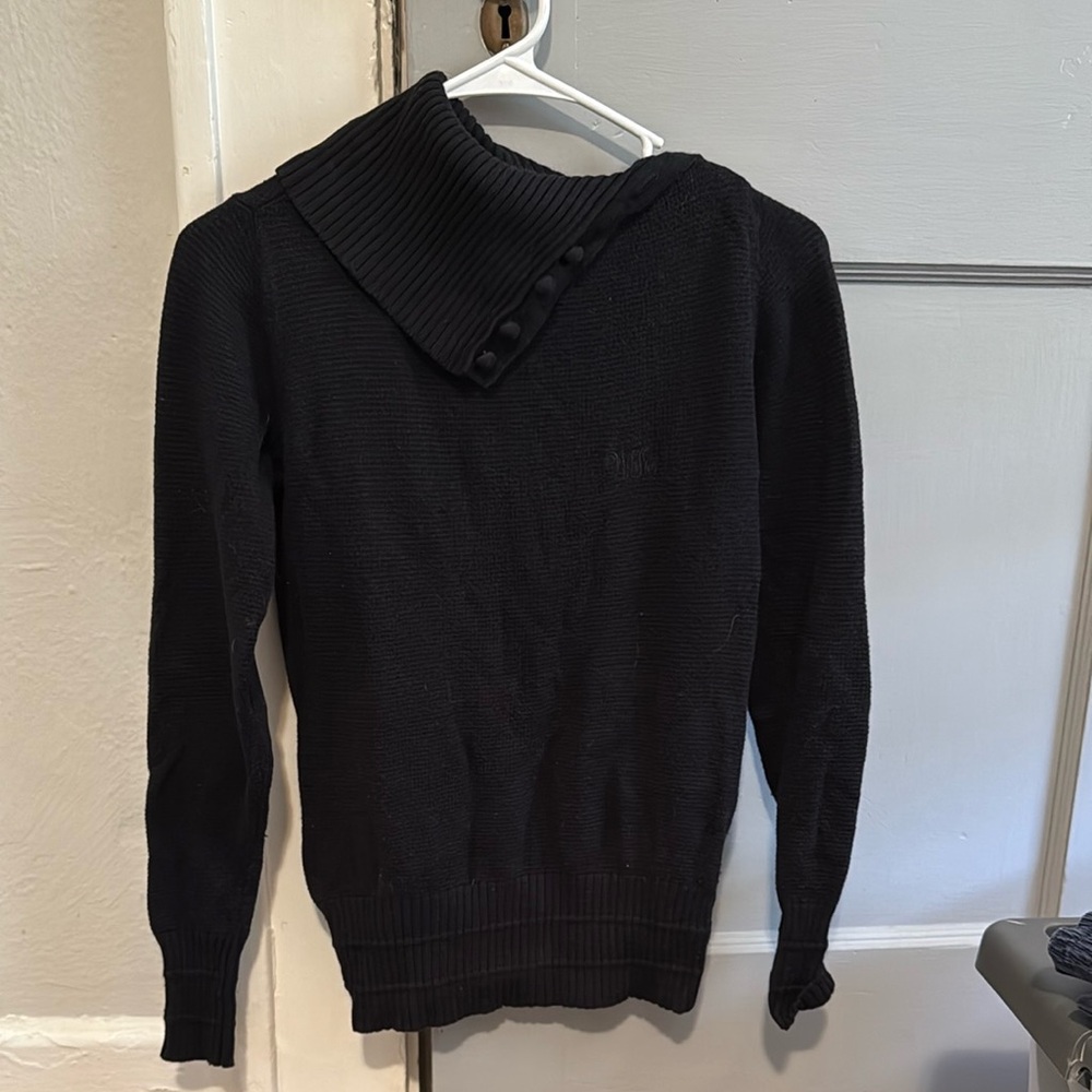Wesc Black Sweater Classic Knit Design